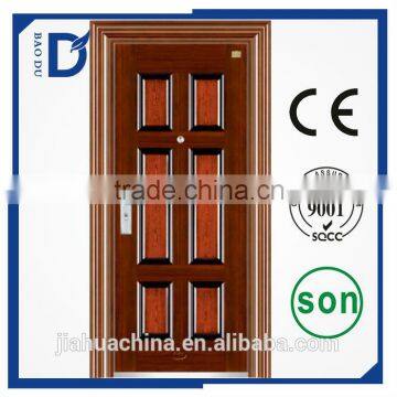 Cheap Italian Soundproof Exterior Swing Security Steel Door Residential BD-1433 photo-2