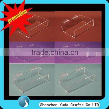 Various types of slatwall storage box, hanging clear acrylic display case