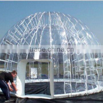 transparent inflatable dome tent F4047