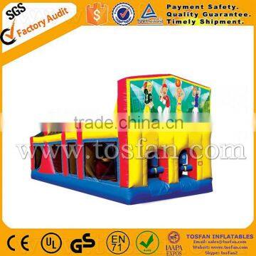 2016 popular inflatable obstacle course for rental business A5037