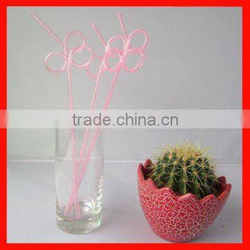 Cute pvc artistic straw