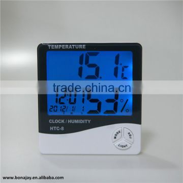 3 in 1 Digital LCD Screen backlight Thermometer Humidity meter