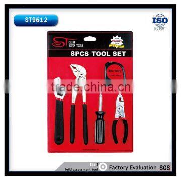 8Pcs Combination Blister Card Hand Tools Kit Set