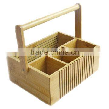 DT002 Special Bamboo Lattice Flatware Caddy/Cutlery and Utensil Holder photo-2