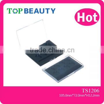 TS1206- 8 Well Rectangle Eyeshadow Cosmetic Empty Make up Palette