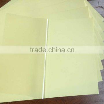 Customized premium quality waterproof adhesive transparent pet film with kraft release paper