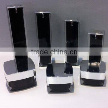 Black Twist Airless Cosmetic Dispenser; 15ml 30ml 50ml Airless Bottle JS-G01 photo-3