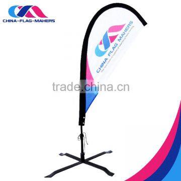 cheap wholesale advertising custom teardrop banner flag