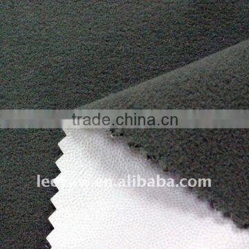 100% poly micro fleece and high MVP MILK TPU laminated bonded fabric