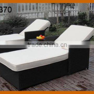 Traditional Sun Lounge Garden PE Rattan