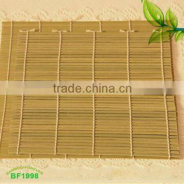 27*27cm Green Bamboo Square Sushi Mat