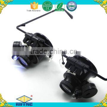 Headset Glasses Type Watch Repair Magnifier With Led Light Magnifier photo-3