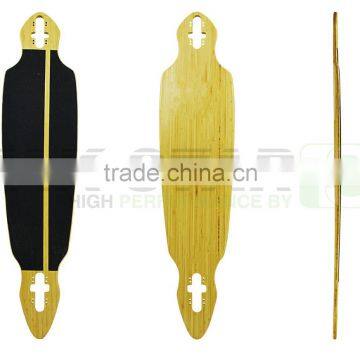 blank wood maple drop through longboard decks