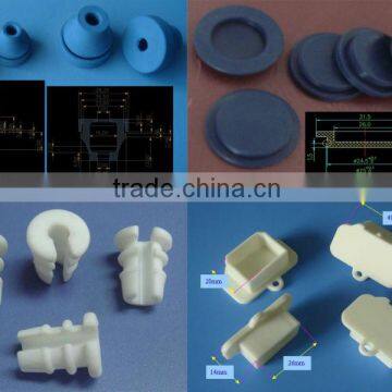 1/2" 1" 2" square hole plugs silicone rubber cap silicone rubber waterproof dustproof hole plugs