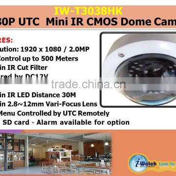 IW-T3038HK 1080P Night Vision TVI CCTV Dome Camera