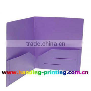 High Quality Company Paper File Pocket Folder Printing Service