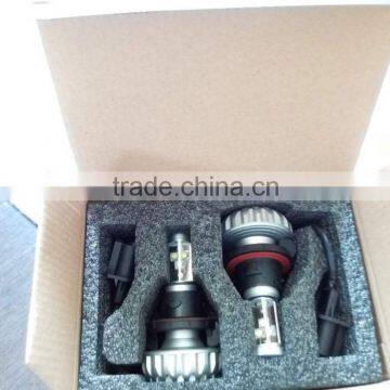 Hot Selling Waterproof IP68 6000k 12v 24v 30w 3000lm Auto Car h7 Led Headlight