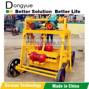 Dongyue best seller in africa mobile concrete block machine and brick machine of QT40-3B