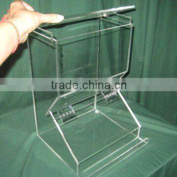 clear acrylic candy box display