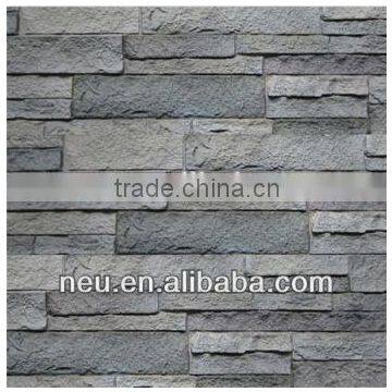 PU no weight stone wall panel, waterproof, fireproof, DIY installation,