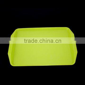 2015 hot selling manufacter wholeasle OEM colorful Melamine hospital food trays with handle