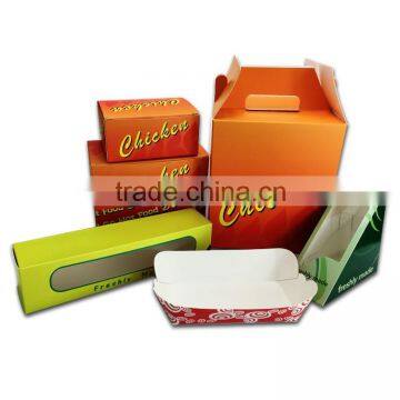 Eco Friendly Disposable Paper French Fries Packaging Box