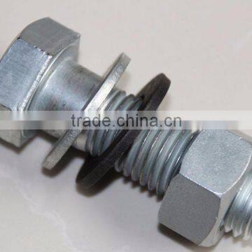 Double Threaded Stud Bolt And Nut