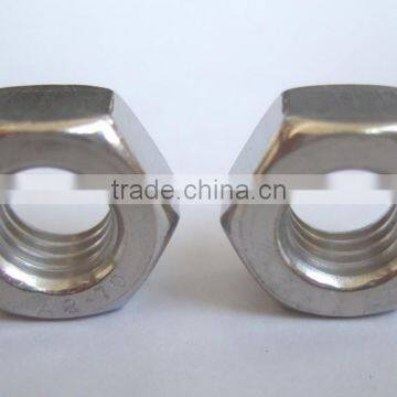 grade 6.6 Mild steel (carbon steel)DIN934 Zinc Plated Hex Nut and bolt