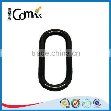 Fashion Bag and Handbag Black Metal Oval Ring photo-3