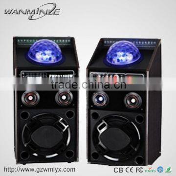 single 10" 120W active speaker big power stereo music player protage loudspeaker live sound system