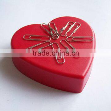 heart shape clip magnet