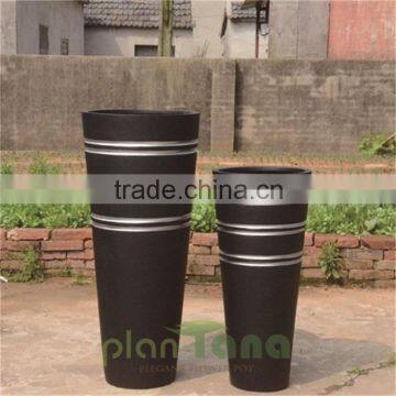 Water Proof Conical Painted Color Glass Reinforced Composite Urn photo-5