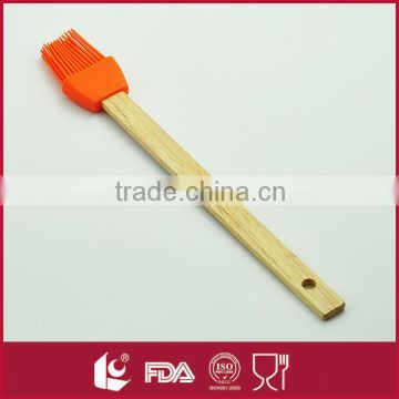 High quality silicone brush with wooden handle