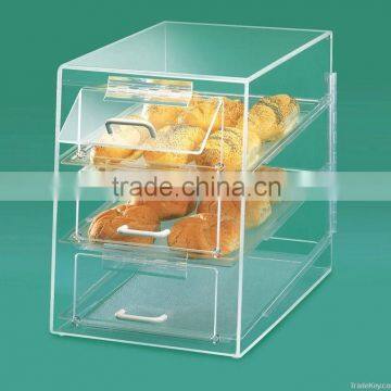 Good quality transparent Clear Acrylic Display cases for Cake /for sale