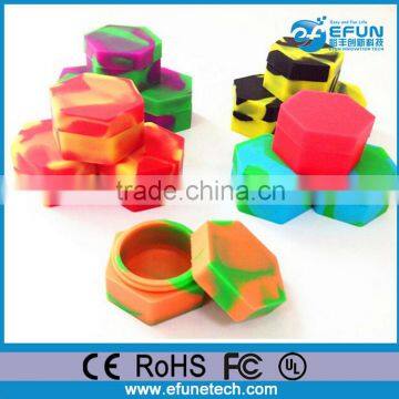 food grade Silicone Rubber small jars,dab wax containers,silicone dab wax vaporizer oil container