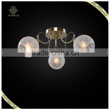 Hot Sale Home Decorative Glass Shades Ceiling Light Cheap Flower Lamp, Light Source Ceiling Lamp