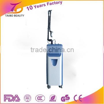 10.6um 10600nm Pigmented Skin Lesions And Stretch Marks Of Co2 Laser Fractional Equipment Eye Wrinkle / Bag Removal