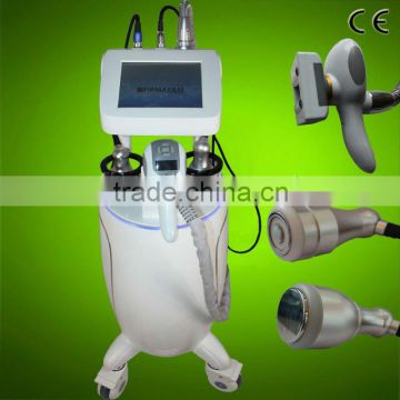 cavitation plus RF beauty equipment with motor roller for body slimming