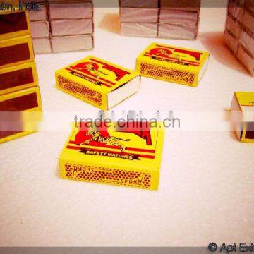 Zebra Safety Matches with Buyer brand and laminated packing