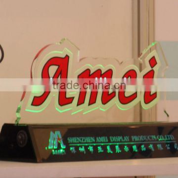 laser engraving acrylic led sign