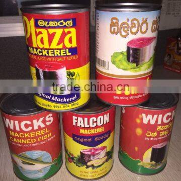 425g Canned Mackerel in Tomato Sauce/brine