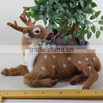Custom plush unstuffed giant size deer outdoor large christmas decorations