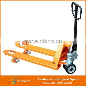 2-3 tons Warehouse Storage appliance hand truck cheap hydraulic pallet trolley