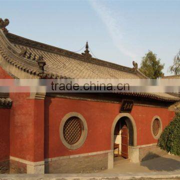 Chinese architecture of the Daoist temple roofing tiles