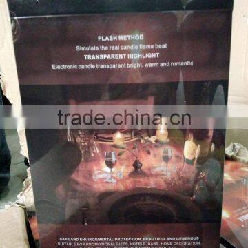 Wholesale Battery Operated Flickery Flameless Plastic LED Tealight Candle
