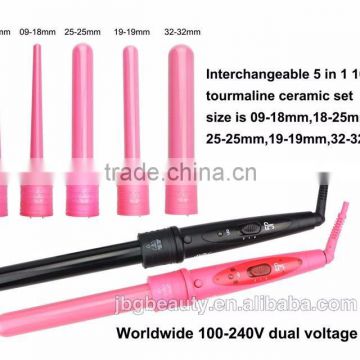 Super September Purchasing ! popular curling iron oven with 5 in 1 curling wand