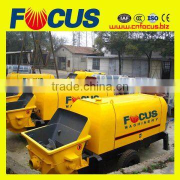 Large Portable Trailer Concrete Pump 162kw Power with Diesel Engine