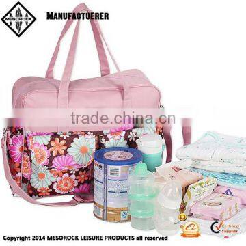 New Fashion Multifunctional Custom Wholesale Mummy Bag Baby Diaper Nappy Bag