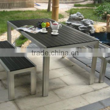 stainless steel furniture design polywood top furniture