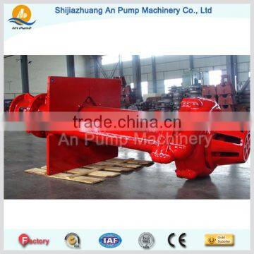 Mining coal project usage non-clog centrifugal vertical slurry pump